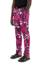 Tom Ford Pajama Pants In Floral Silk - Men