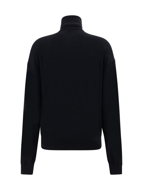 Saint Laurent Wool Turtleneck Sweater - Women