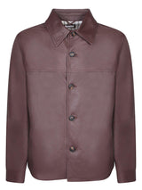 Brunello Cucinelli Button-up Leather Jacket - Men