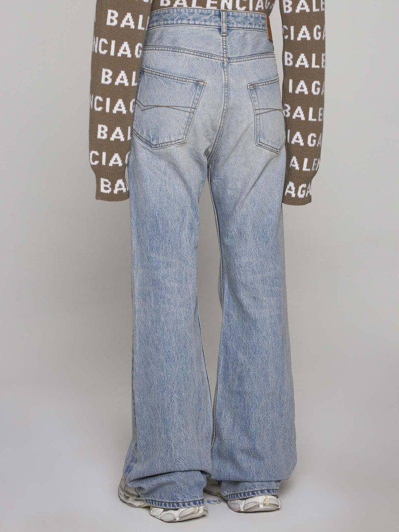 Balenciaga Flared Leg Jeans - Women