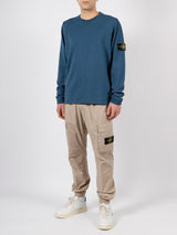 Stone Island Logo Badge Crewneck Sweater - Men