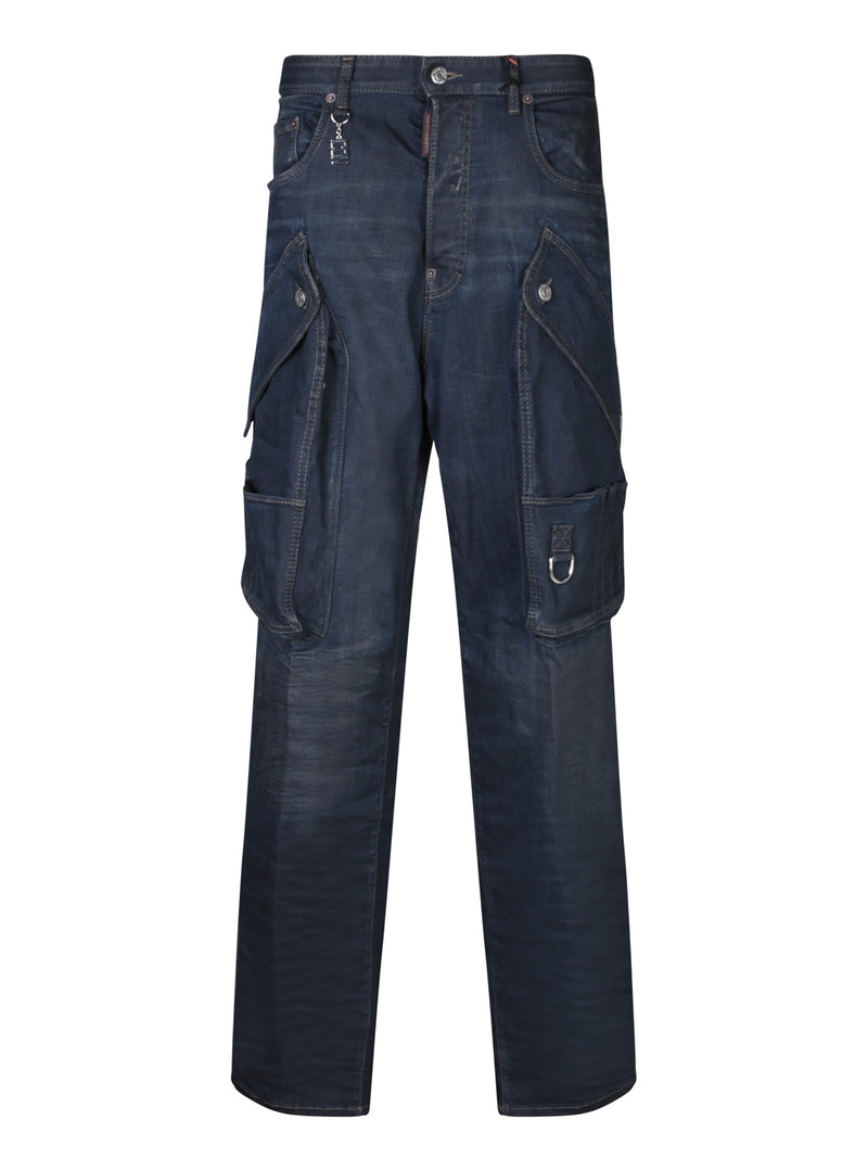 Dsquared2 Cargo Eros Blue Jeans - Women