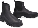 Moncler Larue Leather Chelsea Boots - Men - Piano Luigi