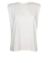 Golden Goose Isabel T-shirt In Cotton With Applied Pearls - Women
