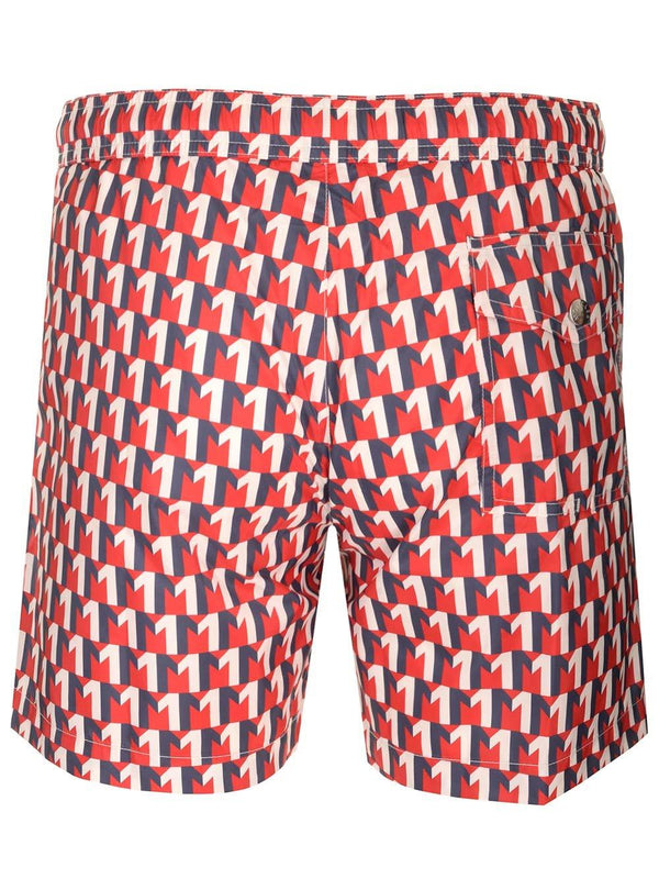 Moncler All-over Printed Swimming Shorts - Men