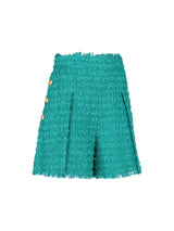 Balmain Tweed Shorts - Women