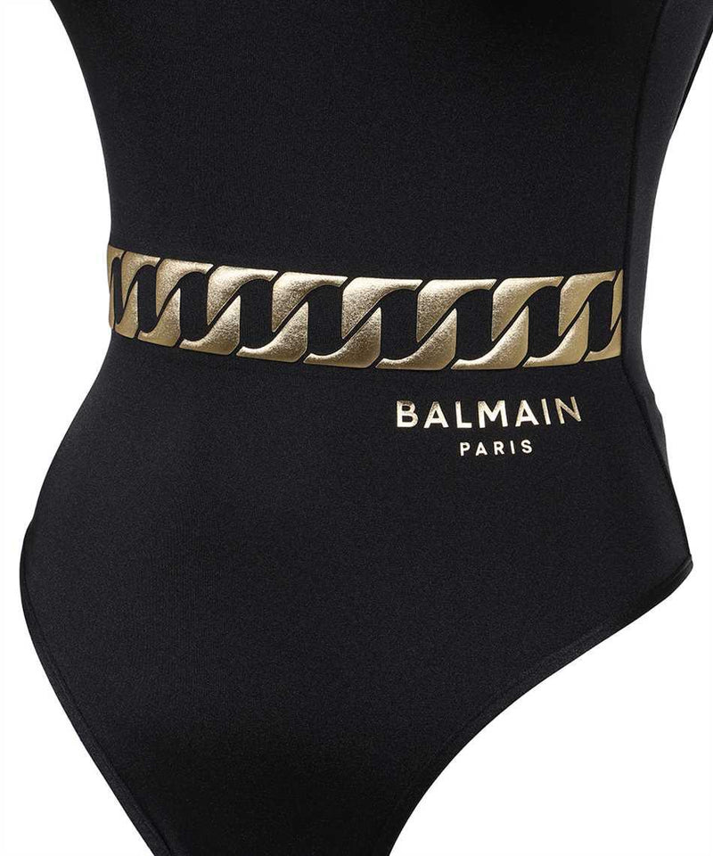 Balmain Printed One-piece Swimsuit - Women - Piano Luigi