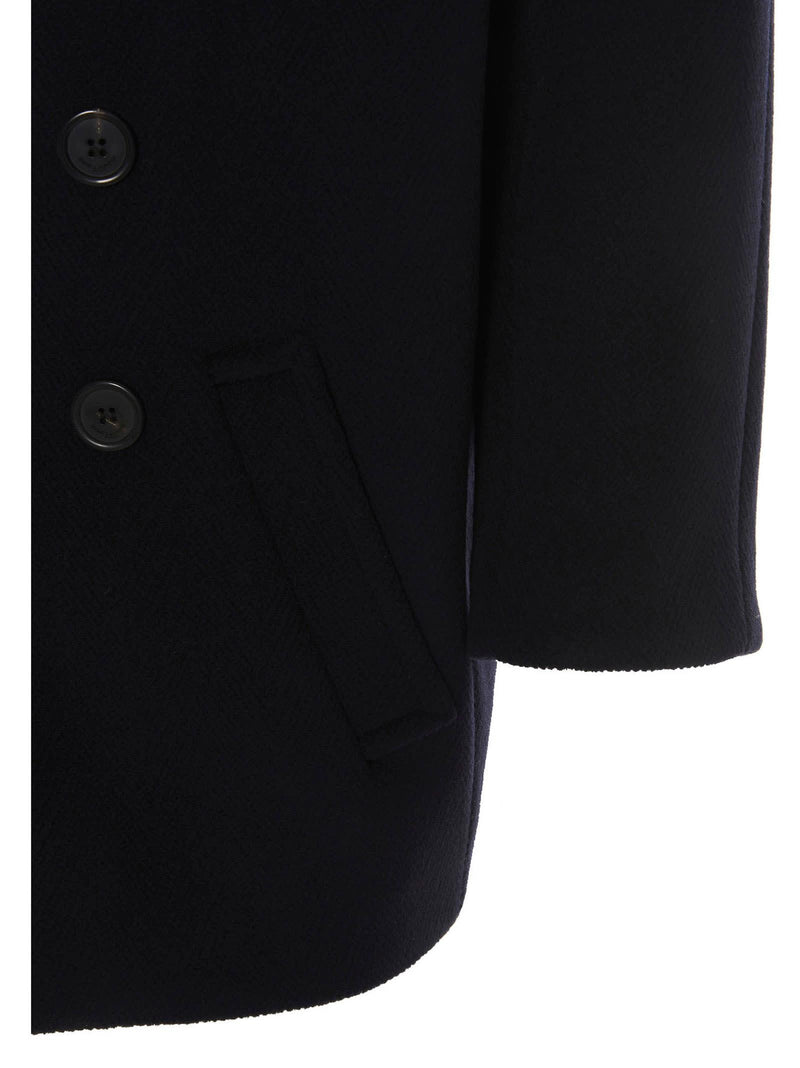 Saint Laurent Wool Double Breast Coat - Women - Piano Luigi