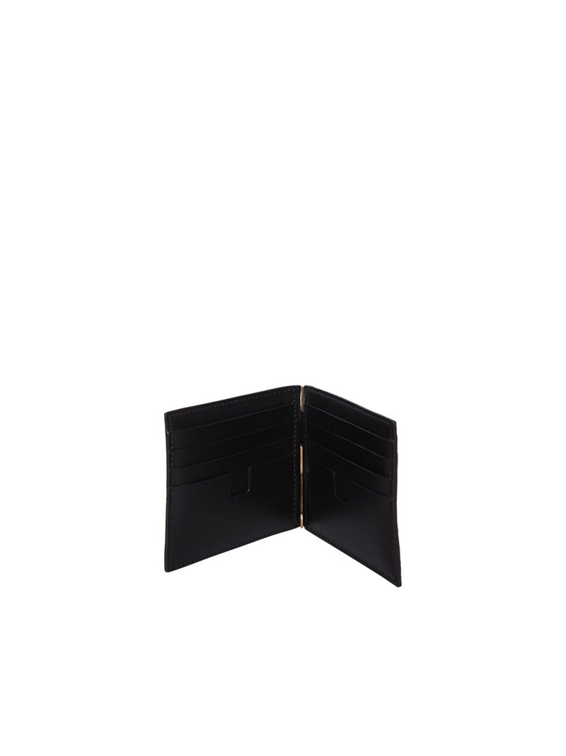 Tom Ford Tejus Monye Clip Brown Cardholder - Men - Piano Luigi