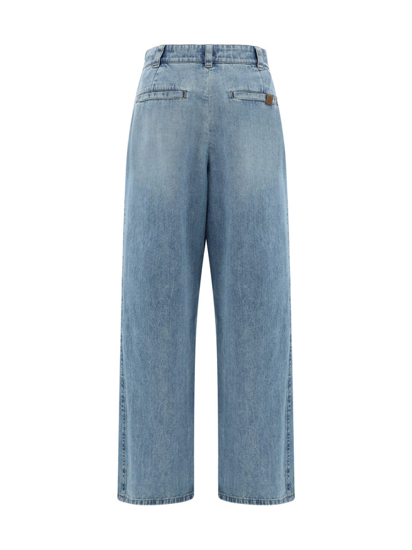 Brunello Cucinelli High-waist Wide Leg Jeans - Women