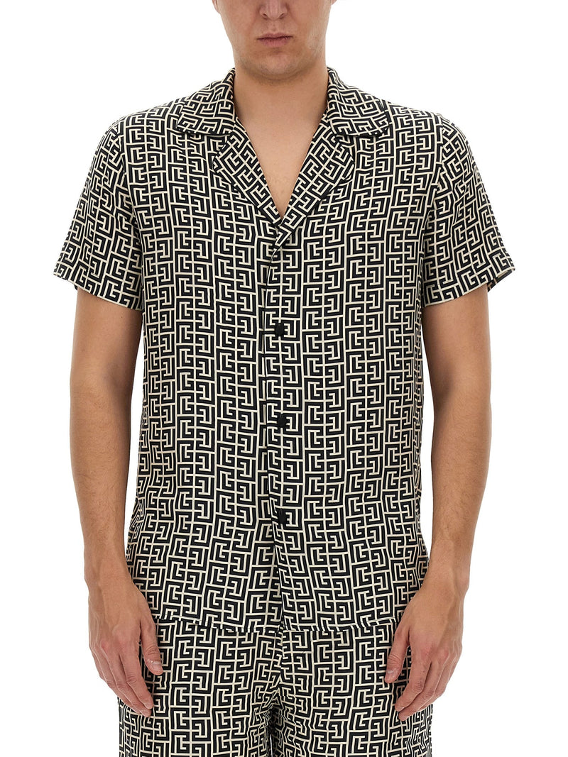 Balmain Monogram Shirt - Men