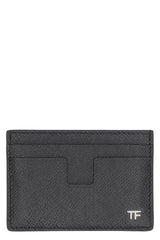 Tom Ford Pebbled Calfskin Card Holder - Men - Piano Luigi