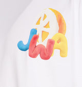 J.W. Anderson Orange Print Jwa Logo T-shirt - Men