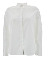 Brunello Cucinelli Straight-point Collared Buttoned Shirt - Women