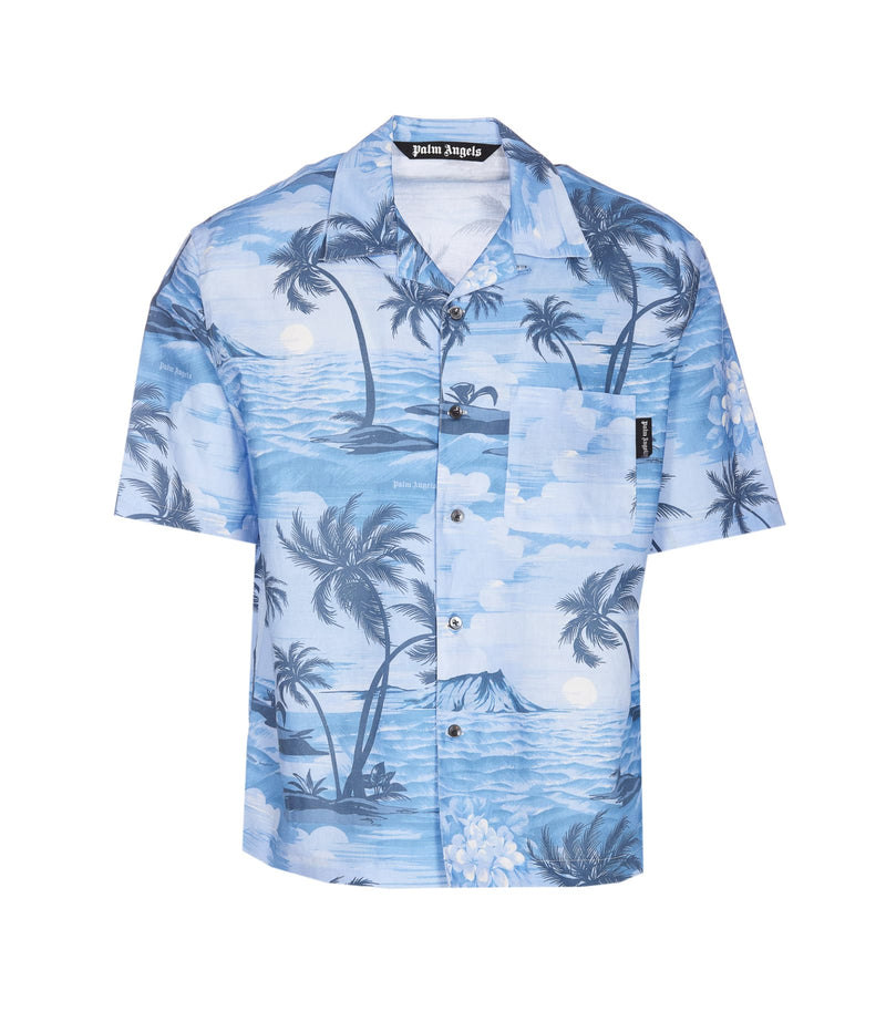 Palm Angels Sunset Bowling Shirt - Men