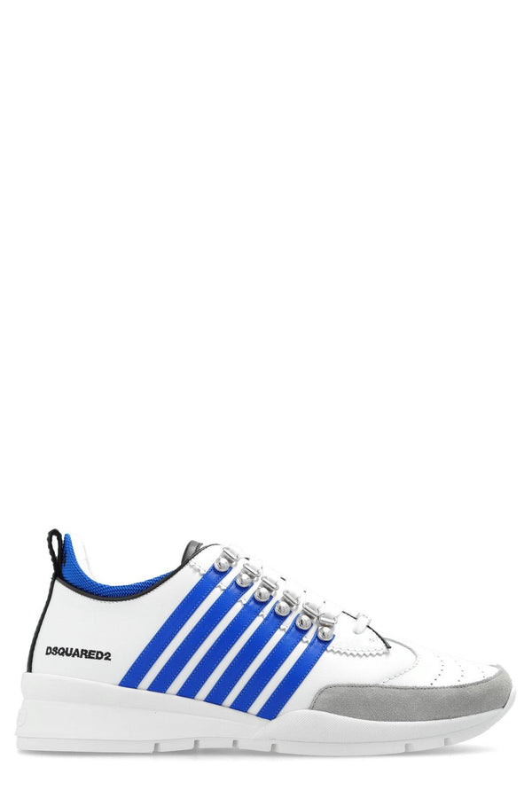 Dsquared2 Legendary Striped Almond Toe Sneakers - Men