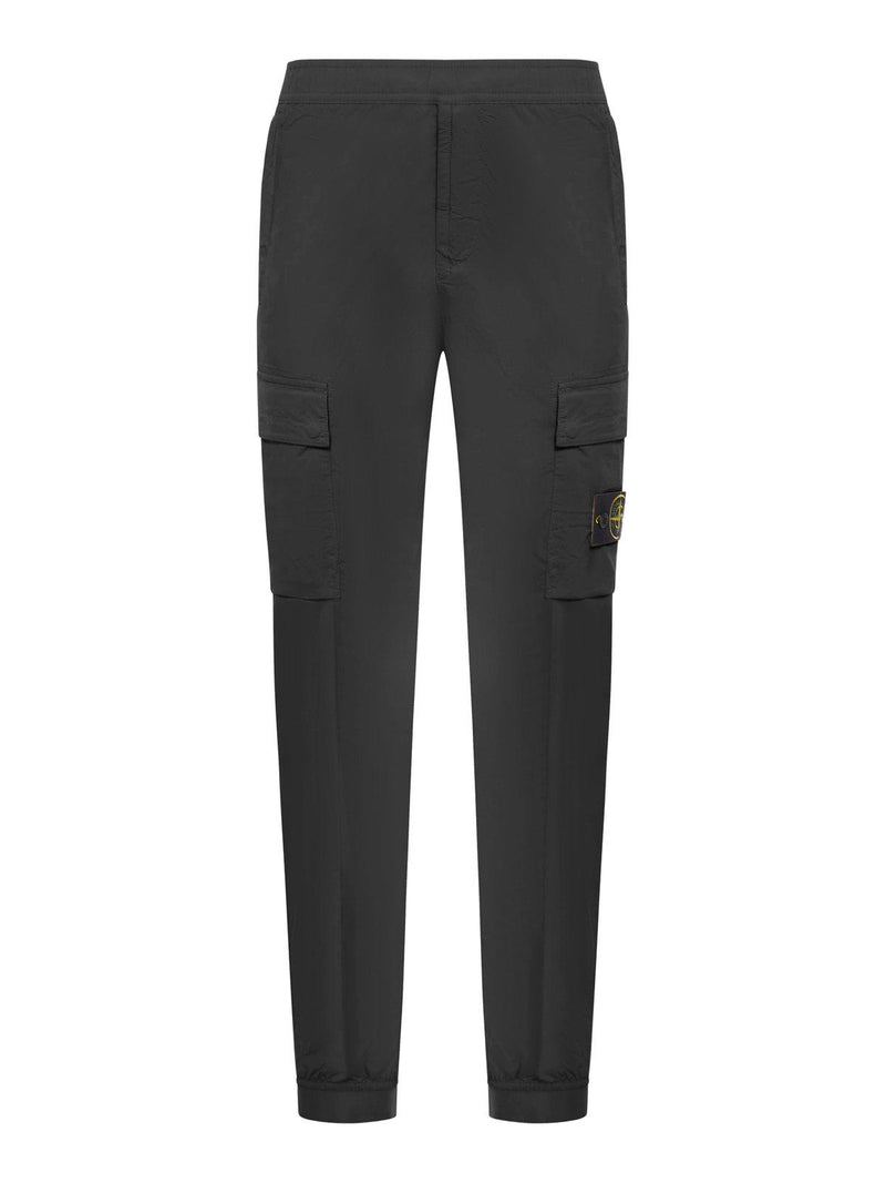 Stone Island Logo Patch Slim Pants - Men