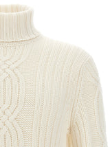 Brunello Cucinelli Braided Cashmere Turtleneck Sweater - Men