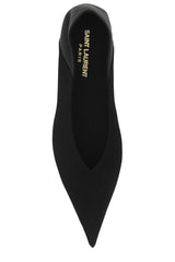 Saint Laurent Nour Pointed Toe Slippers - Women