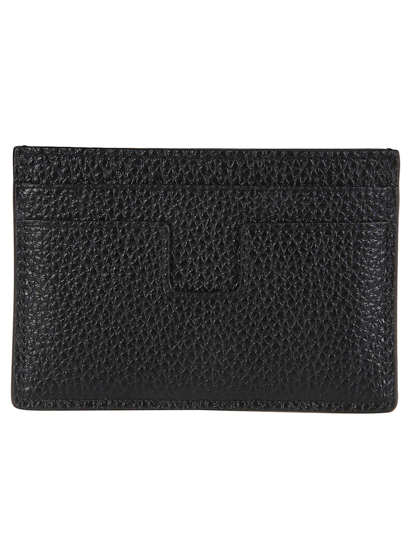 Tom Ford Logo Printed Classic Credit Card Holder - Men