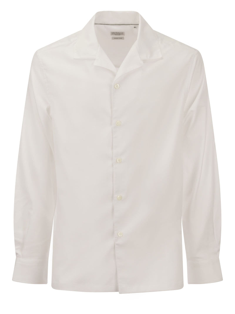 Brunello Cucinelli Classic Easy Fit Cotton Shirt - Men