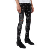 AMIRI Flocked Paisley Bandana Jeans - Men