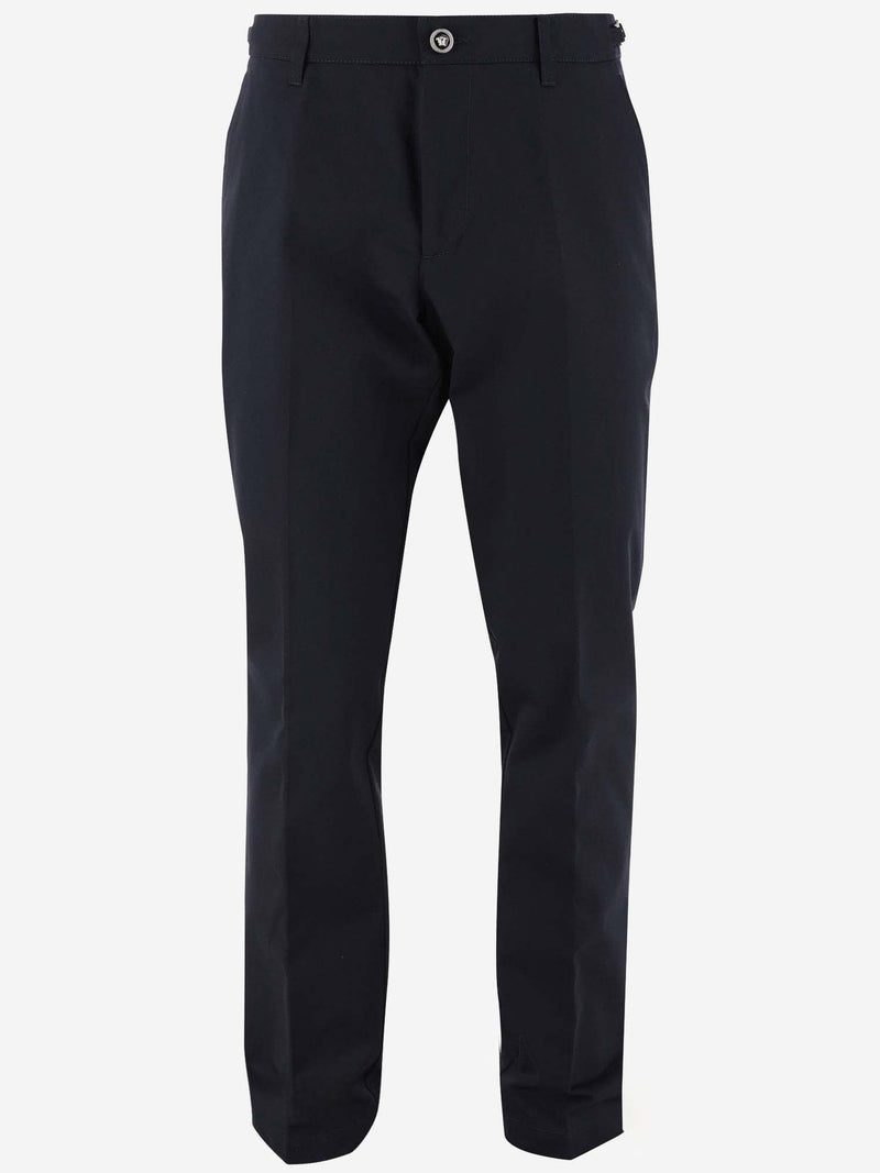 Versace Cotton Pants With Medusa Detail - Men