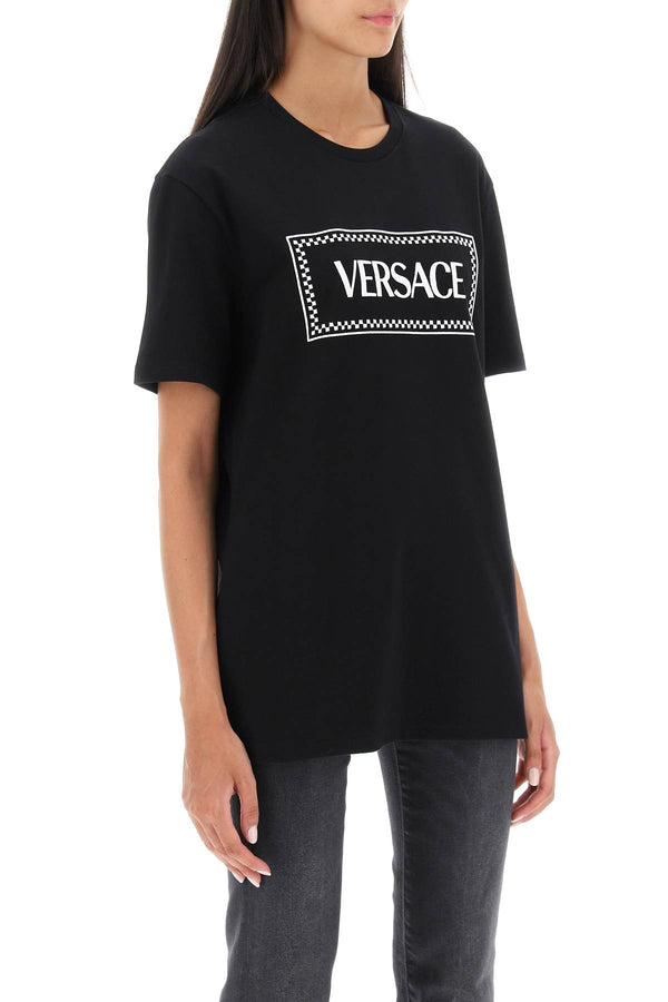 Versace Embroidered Logo T-shirt - Women