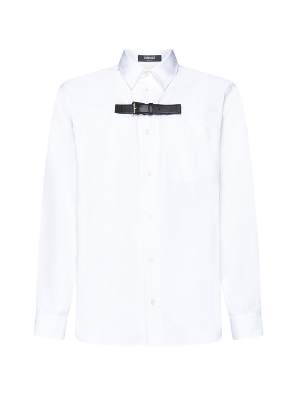 Versace White Cotton Shirt - Men