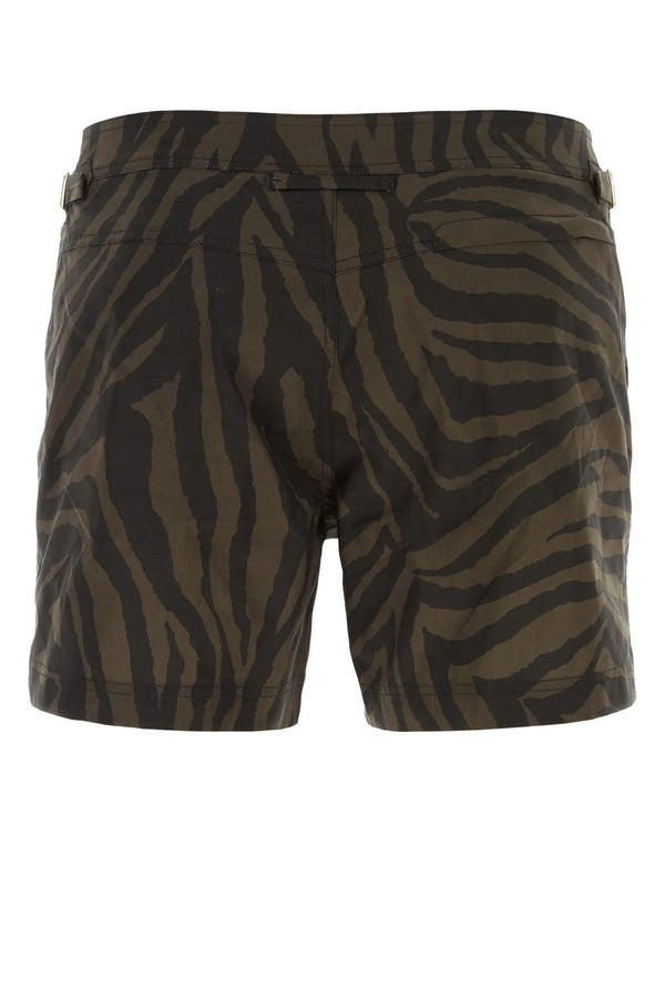 Tom Ford Printed Polyester Swimming Shorts - Men