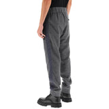 Fendi Cashmere Logo Pants - Men - Piano Luigi