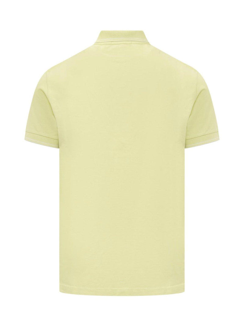 Stone Island Logo Patch Short-sleeved Polo Shirt - Men