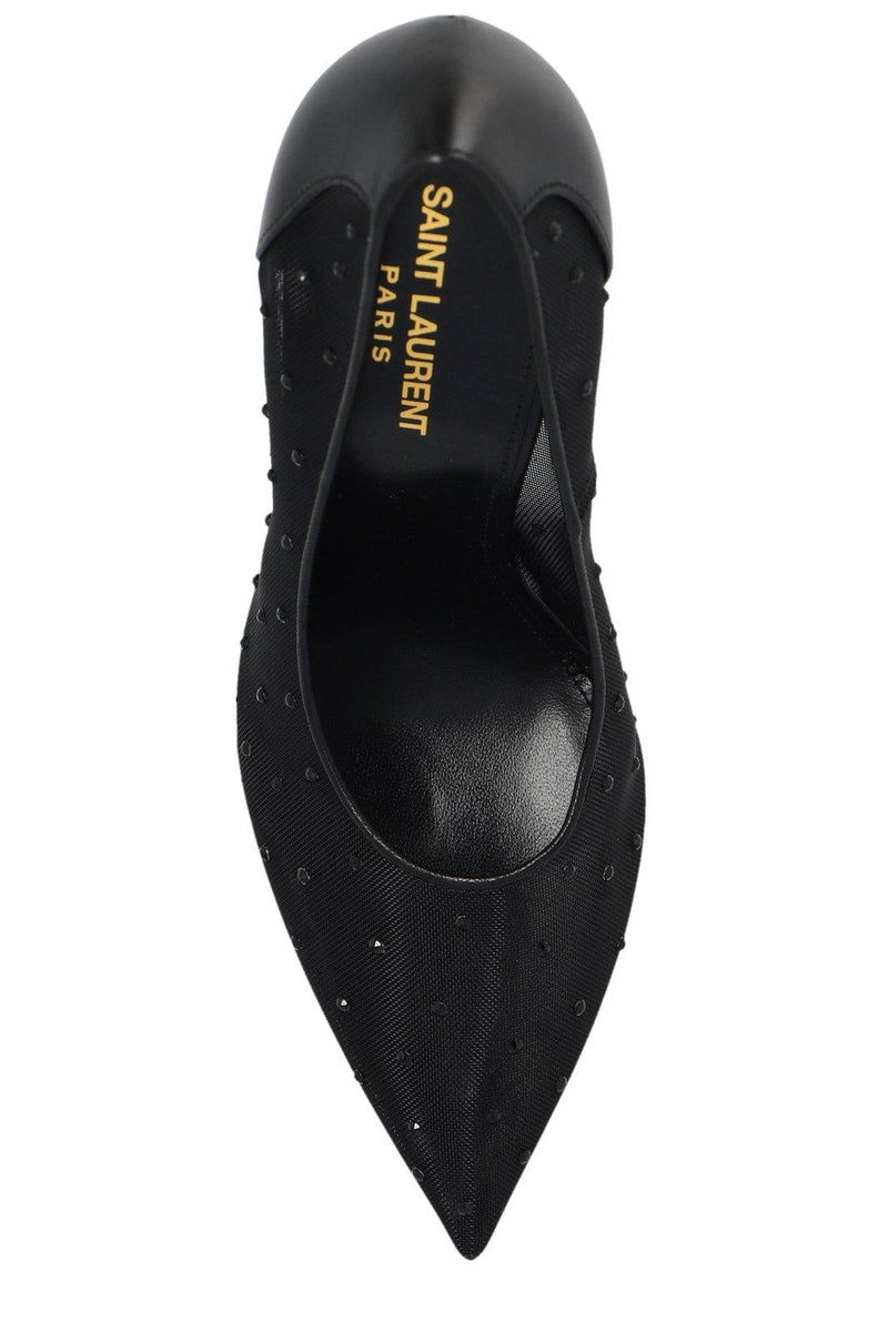 Saint Laurent Anja Pointed Toe Pumps - Women