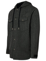 Versace Black Virgin Wool Jacket - Men - Piano Luigi