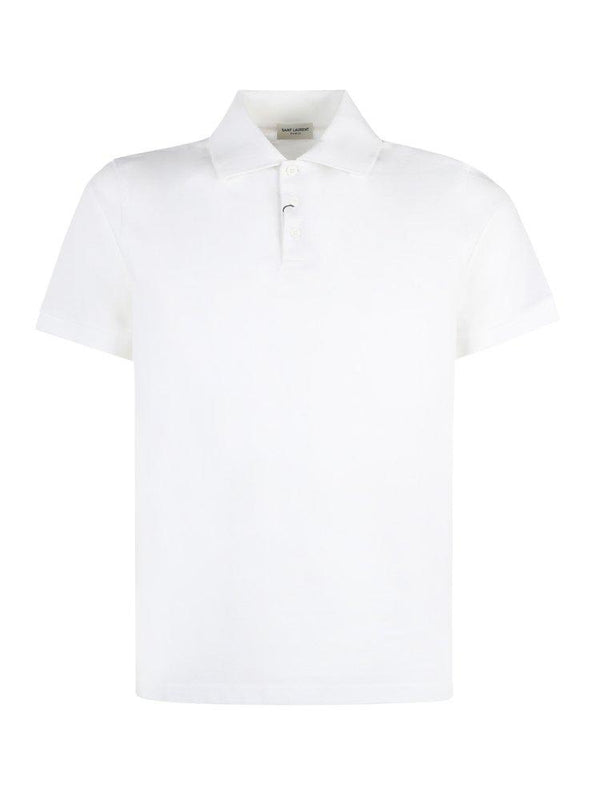 Saint Laurent Buttoned Short-sleeved Polo Shirt - Men