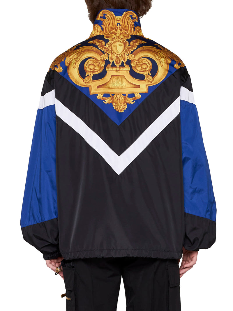 Versace Multicolor Nylon Barocco Jacket - Men