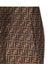 Fendi Allover Ff Printed Straight-leg Pants - Women