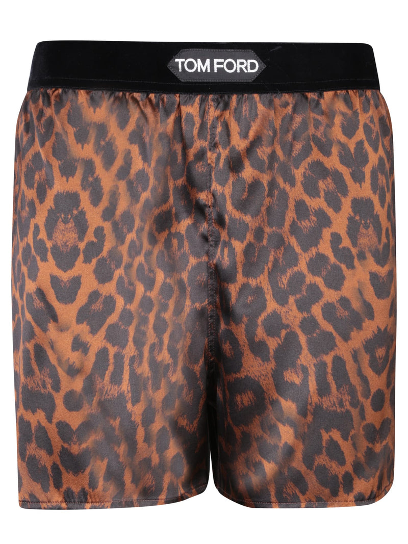 Tom Ford Leopard Pajama Short - Women