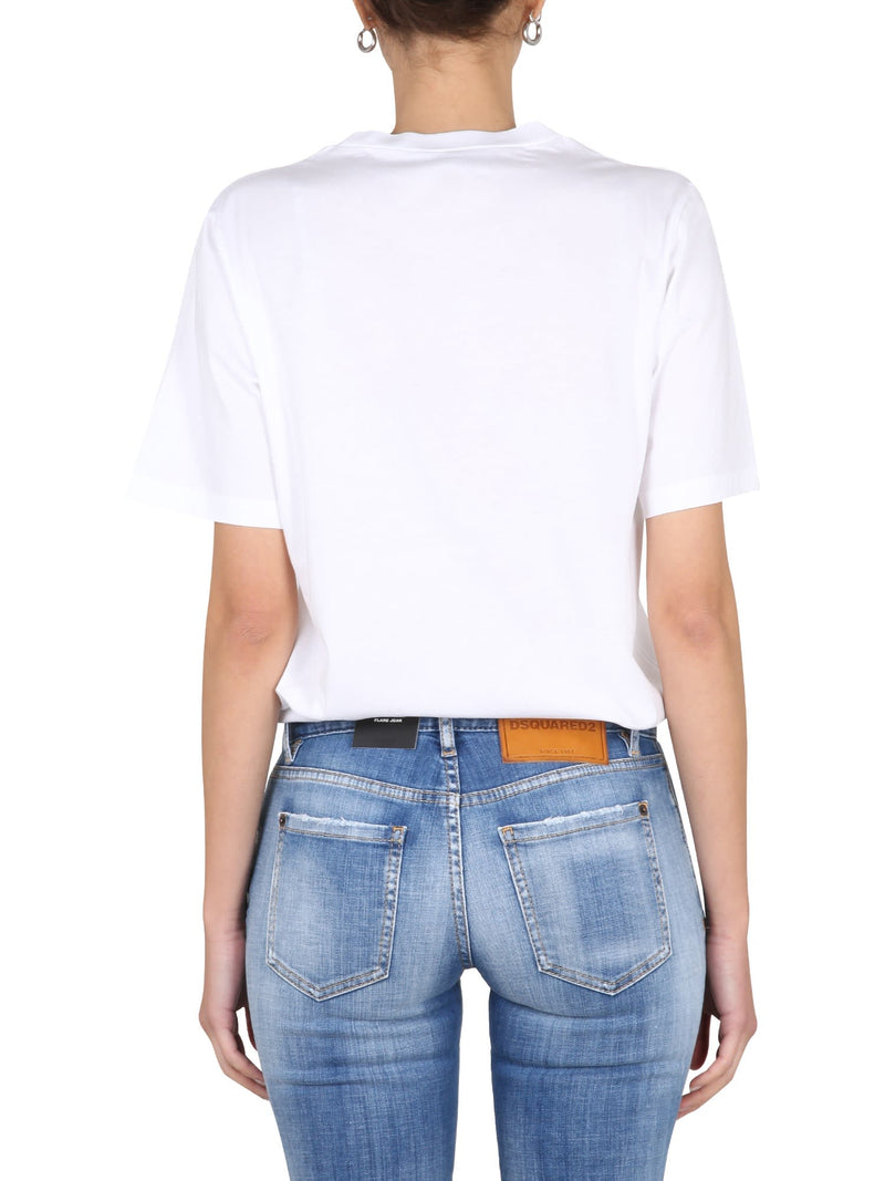 Dsquared2 T-shirt Icon Hildegard East - Women