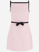 Valentino Wool And Silk Blend Mini Dress - Women