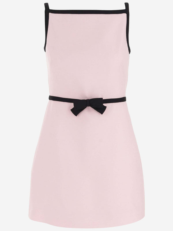 Valentino Wool And Silk Blend Mini Dress - Women