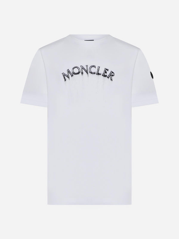 Moncler Logo Cotton T-shirt - Women