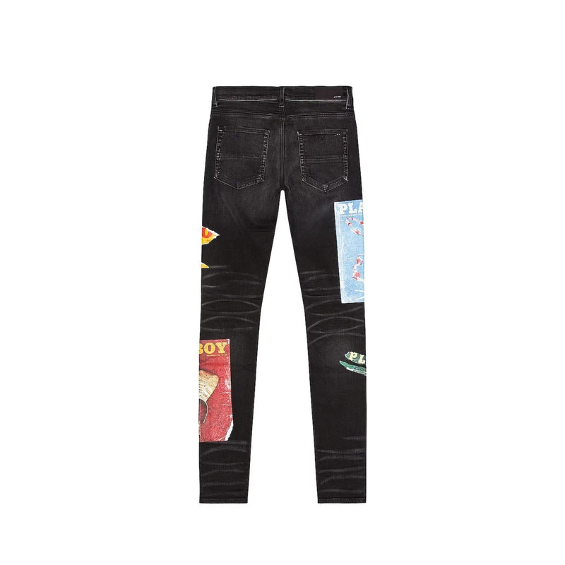 AMIRI Cotton Printed Denim Jeans - Men - Piano Luigi