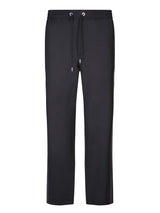 Moncler Drawstring Blue Trousers - Men