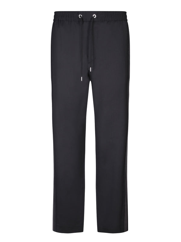 Moncler Drawstring Blue Trousers - Men