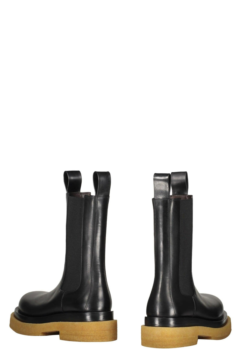 Bottega Veneta Lug Leather Boots - Men - Piano Luigi