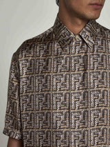 Fendi Ff Jacquard Cotton Shirt - Men