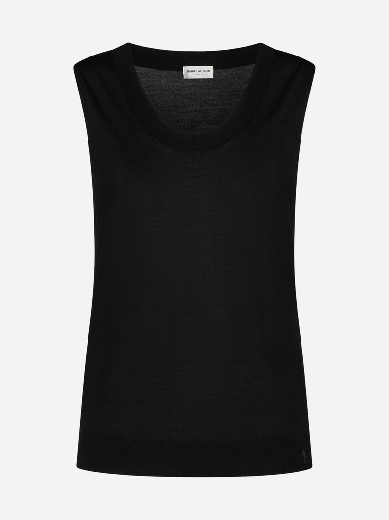 Saint Laurent Wool Tank Top - Women