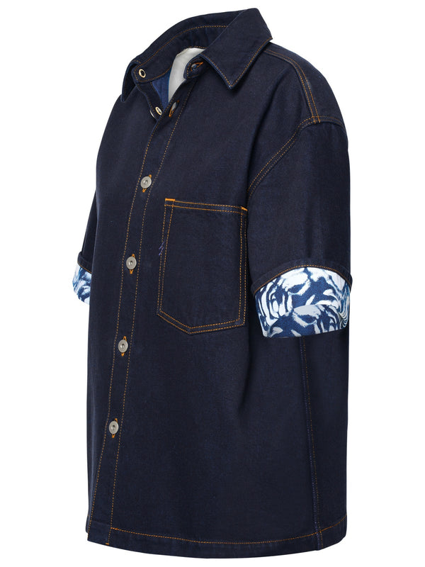 Burberry Blue Cotton Shirt - Women