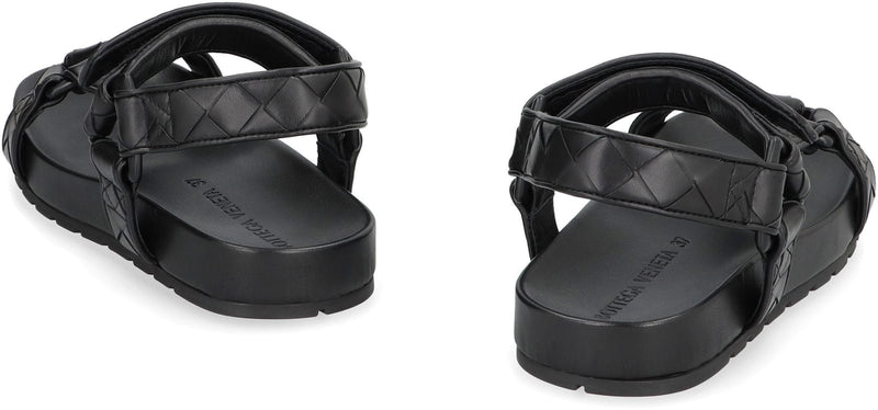 Bottega Veneta Trip Leather Sandals - Women